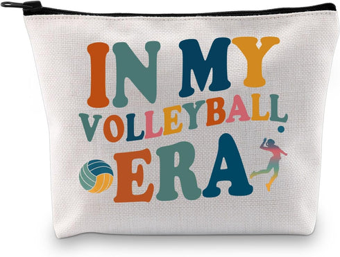 Volleyball Makeup Bag Volleyball Team Gift Sports Team Gift Volleyball Coach Player Gift Volleyball Cosmetic Bag Volleyball Mom Gifts (VOLLEYBALL ...
