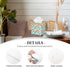 Tissue Box Holder Cute Dinosaurs Tissue Box Cover Square Leather Tissue Holder Organizer Portable Decorative Facial Paper Case for Home Office Bat...