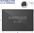 12 Pack 4x6 Inch Magnetic Picture Frames; Photo Pocket Frames with White Borders for Fridge 4 x 6 Inch Great for Displaying Pics on The Refrigerat...