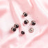 6 Pcs Mini No Sew black Buttons Brooch Pins Cover up Buttons Fasteners Detachable Reusable Multi-purpose for Clothes(Black10mm)...