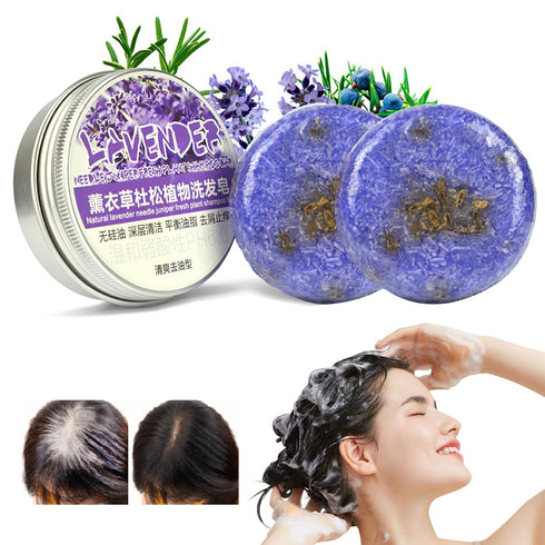 Shampoo Bar for Gray Hair, Natural Organics Shampoo Bar for Thinning Hair, Shampoo Bar for Grey Hair, Shampoo and Conditioner Bars (2pcs)...