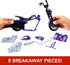 Mattel WWE Wrekkin' Action Figure & Toy Vehicle Set, Undertaker with Slamcycle Motorcycle with Lanching Action and Breakable Parts...