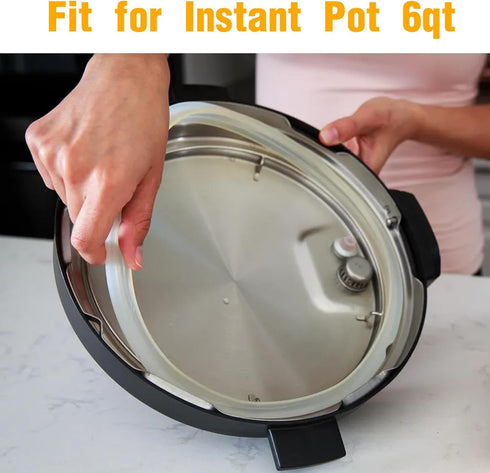 Cooker Sealing Ring for 5QT & 6QT Instant Pot Replacement Parts, Pot Ring Part for Pressure Cooker, Silicone Seal Ring for ip duo50,ip duo60,ip lu...