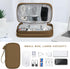 FYY Electronic Organizer, Travel Cable Organizer Bag Pouch Electronic Accessories Carry Case Portable Waterproof Double Layers Storage Bag for Cab...