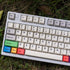PBT Grey Beige Keycaps Set Cherry Profile 141 Keys Custom Dye-Sub Retro Keyboard Keycaps for 60% 65% 70% 100% Cherry Gateron MX Switches Mechanica...