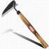 Japanese Garden Hoe for Weeding Sickle, Hoe Garden Tool Hand Grass Sickle, Weeding Tool for Gardening with High Carbon Steel Blade for Cutting Gra...