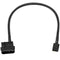 CRJ 4-Pin to Slimline SATA Power Adapter Cable - 12-inch (30cm), Black Sleeved - Power 6-Pin Slimline SATA Disk Drives with a 4-Pin Peripheral Mol...