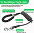 Heavy Duty Long Dog Leash 30 feet Long Leash for Dogs Outside, Reflective Long Dog Leash Long Line Dog Leash Check Cord Rope with Swivel Hook and ...