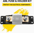 Spartan Power 150 Amp ANL Fuse & Holder Kit Black...