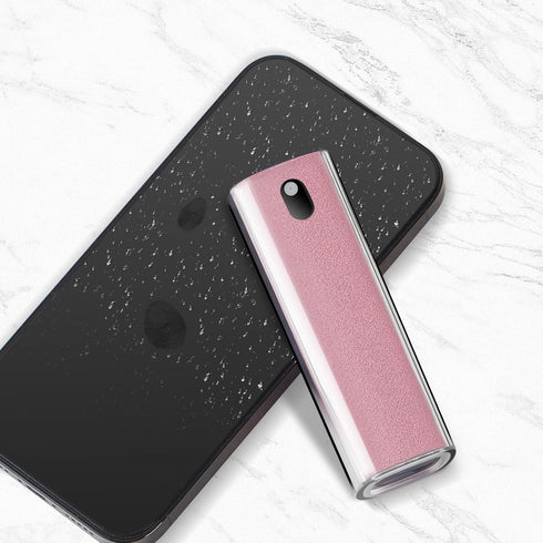 YTT Screen Cleaner, All-in-One Spray & Wipe Cleaner, with Transparent Protective Shell for All Phones, Laptop and Tablet Screens (Pink)...