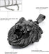 Cupimatch Lion Head Pendant Necklace, Mens Stainless Steel Gothic 22 Inch Biker Link Chain Gold Black...