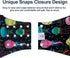 CuteBone Washable Dog Diapers Male with Snaps Reusable Doggie Belly Band for Male Dogs Wraps 3pcs a Pack KDM05XS...