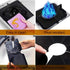 10 Pack Stove Burner Covers Double Thickness Reusable Non-Stick Heat-Resistant Gas Range Protectors for Kitchen and Easy to Clean?Black?