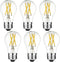 LiteHistory A15 LED Bulb 6W Equal E26 Bulb 60 Watt Non-Dimmable E26 Edison Bulb Neutral White 4000K Clear AC120V 600LM E26 LED Bulb for Ceiling Fa...