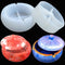 Goooxim Ashtray Resin Mold, Windproof Ashtray Mold with Lid, Round Large-Size Ashtray Silicone Mold, Resin Casting Epoxy Ashtray Mold, Suitable fo...