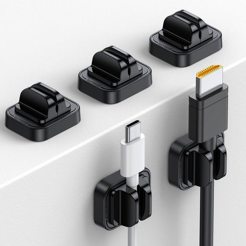 5Pack Cable Spring Holder Clips, Cord Organizer for Desk - Lamicall Adjustable Cord Wire Holder Keeper, Phone Charger Organizer Clips, Wire Cable ...