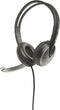 IMME282 USB Dual Headset with Adjustable Microphone Noise Cancelling and Volume Control, Wired Headphone for PC, Laptop and Computer......