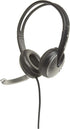 IMME282 USB Dual Headset with Adjustable Microphone Noise Cancelling and Volume Control, Wired Headphone for PC, Laptop and Computer......