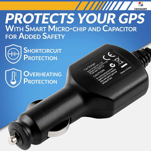 Car Charger Power Cord for Garmin Nuvi GPS, Garmin GPS Power Cord Replacement, Mini USB Charging Cable fit for Garmin Nuvi, Dezl, Drive, DriveSmar...