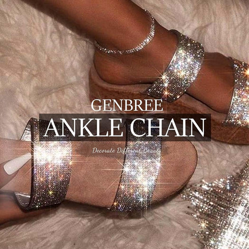 O Boho Beaded Anklets Layered Shell Anklet Bracelet Blue White Stretchy Elastic Foot String Jewelry for Women...