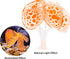 VOCOSTE Soft Silicone Glowing Aquarium Simulation Coral with Sucker, Fluorescence Aquatic Artificial Water Plants for Fish Tank Decoration, Orange...