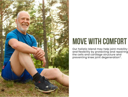 Glucosamine Chondroitin MSM Mobility & Joint Support Supplement for Men & Women with Cartilage Formula for Joint Support by Ancient Bliss (90 Caps...