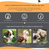 Pet Grooming Combs with Rounded Tips, Stainless Steel Bristles, Easy Detangling Tool for Long & Short Haired Dogs, Cats, and Other Furry Friends, ...