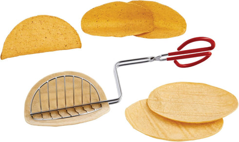 HIC Kitchen Taco Shell Tong, Steel, For Making Homemade Taco Shells...
