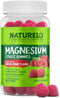 NATURELO Magnesium Citrate Gummies - for Calm & Relaxation Support, Natural Berry Magnesium Gummies, 60 Vegetarian Gummies...