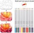 Drawing Pencils 38pcs Art Supplies Sketching Pencil Set with Graphite Pencils,Watercolor Pencils with Brushes,Charcoal Pencils for Artists Kids Be...