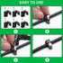 100pcs 1/2" / 12mm Half Clamp J-Hook with Nail, Nail in Cable Clips Ethernet Cable Nails Tacks Clips, Black...