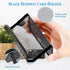 2 Pcs Black Business Card Holder Desk, Wire Mesh Business Card Holder Display, Desktop Business Card Stand, Metal Business Card Display Holder for...