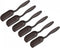 MECCANIXITY 5.7 Inch Gardening Shovel Spoons 6 Pack Mini Soil Scoops Cultivation Transplanting Tools, Black...