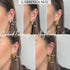 9 Pairs Gold Hoop Earrings for Women, 14K Gold Plated Lightweight Chunky Twisted Hoop Earrings Set for Gift...