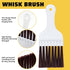 Air Conditioner Condenser Fin Cleaning Brush 3 Pieces,Stainless Steel Straightener Coil Comb Brush,Refrigerator Coil Cleaning Whisk Brush Tool Set...