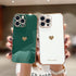 Teageo for iPhone 14 Pro Max Case for Women Girl Cute Love Heart Luxury Soft Bling Back Cover Raised Full Camera Protection Bumper Silicone Shockp...
