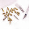 Wood Burning Tips Set with Carving Pen, 27pcs Wood Burning Tool Carving Iron Tip for Wood Pyrography Carving Embossing Soldering DIY Crafts, Brass...