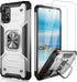 IKAZZ for Galaxy A51 4G Case with Screen Protector,Dual Layer Soft Flexible TPU and Hard PC Anti-Slip Full-Body Rugged Protective Phone Cover with...