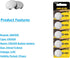 5 Pack CR2450 Battery Lithium Li-ion 600mAh CR 2450 3V Batteries...