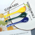 4.8” Ceramic Spoon Small Coffee Spoon Stir-stirring Spoon Asian Ceramic Spoons for Coffee Tea Yogurt Sauce Sugar Salt and Desserts Demitasse Espre...