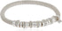Nine West Women's Silvertone and Crystal Bracelet Rondel Stretch...