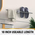 HITSLAM 18 Inch Brushed Nickel Towel Bar, SUS304 Stainless Steel Single Base Towel Rack Wall Mounted, Modern Home Decor Bathroom Towel Holder with...