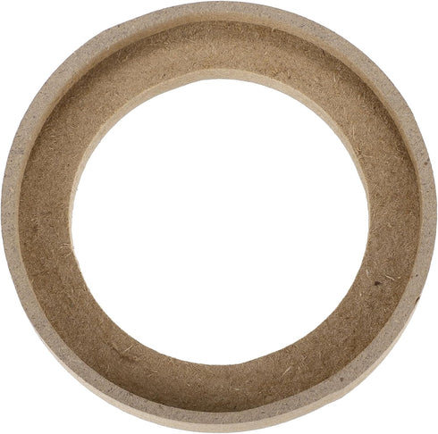 uxcell 4 Pcs Universal 3.5 Inch Speaker Subwoofer Mounting Spacer Rings Solid Wood Beige...