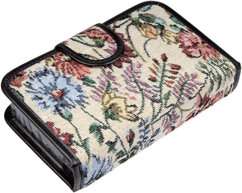 Floral Pill Case Box, 14 Day Pill Holder Pill Container & Medication Organizer, Travel Case - 4 Marked Compartments for Each Day of The Week - Mor...