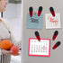 3-1/4" Length Plastic Refrigerator Magnet Clips Sets?Magnet Paper Clips, Snacks Bag Clips?Multipurpose Clips - Set of 6 (Red)...