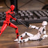 5PCS Lucky 13 Action Figures, T13 Action Figure Articulated Dummy 3D Printed Titan 13 Robot Multi-Jointed Movable Desktop Decoration for Game Love...