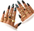 FAXHION 27 Pcs Gold Knuckle Rings Set for Women, Vintage Stackable Boho Snake Finger Rings, Midi Hollow Rings Pack...