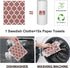 Fintale Swedish Dishcloths for Kitchen, 6 Pack Papaya Reusable Paper Towels, Washable Cellulose Sponge Cloth, Absorbent Quick Drying Dish Towels, ...