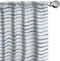 Ambesonne Harbour Stripe Window Curtains, Abstract Brushstroke Nautical Ocean Horizontal Lines Soft Picture, Lightweight Decor 2-Panel Set with Ro...