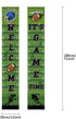 Football Party Banner Decorations 71" x 12" Welcome Porch Sign for American Football Theme Festival Birthday Shower Decoration...